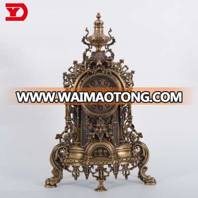 High quality antique style bronze baroque clock for sale