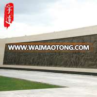 outdoor wall sculpture custom large bronze reliefs for sale