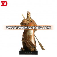 Hot sale Chinese feng shui statues antique bronze guan gong