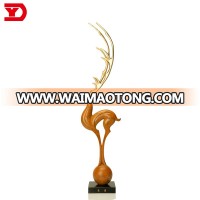 Hot sale home decorative craft bronze deer sculpture