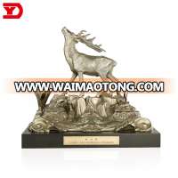 Hot sell indoor decor bronze deer statue