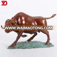 High quality animal sculpture bronze water buffalo statue